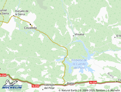 MICHELIN Salduero map - ViaMichelin
