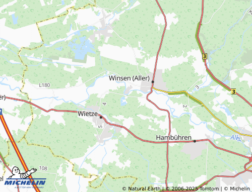MICHELIN Weißer Stein map - ViaMichelin