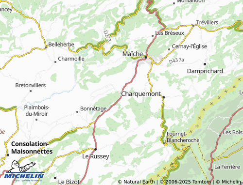 MICHELIN Frambouhans map - ViaMichelin