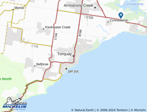 MICHELIN Torquay map - ViaMichelin