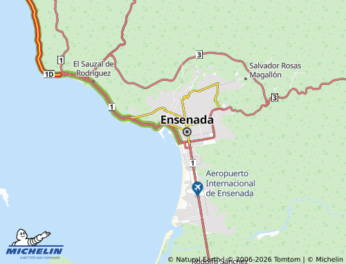 Mappa MICHELIN Bahía Ensenada - ViaMichelin