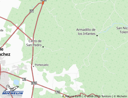 Carte MICHELIN Monte Caldera - ViaMichelin