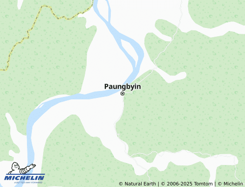 MICHELIN Paungbyin map - ViaMichelin