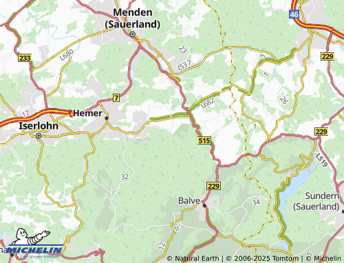 Carte MICHELIN Brockhausen - ViaMichelin
