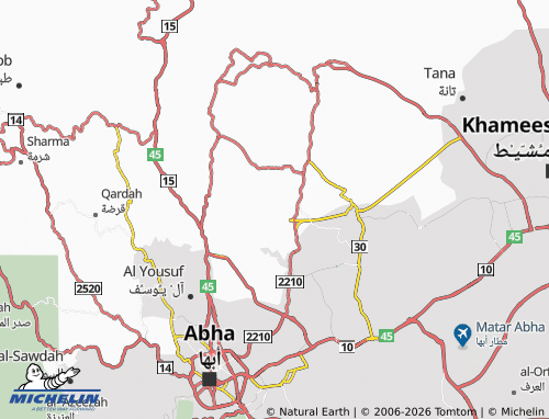 MICHELIN-Landkarte al-Zayn - ViaMichelin