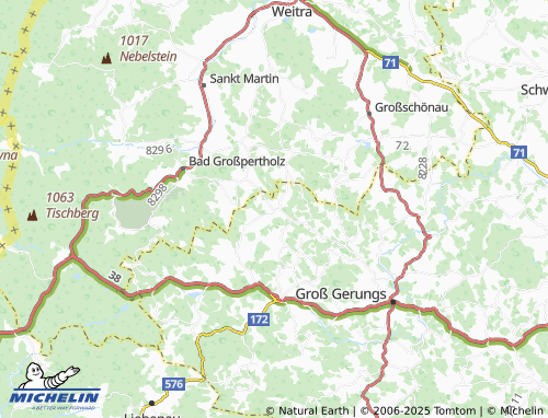 MICHELIN-Landkarte Nonndorf - ViaMichelin