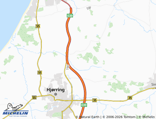 MICHELIN Sakstrup map - ViaMichelin