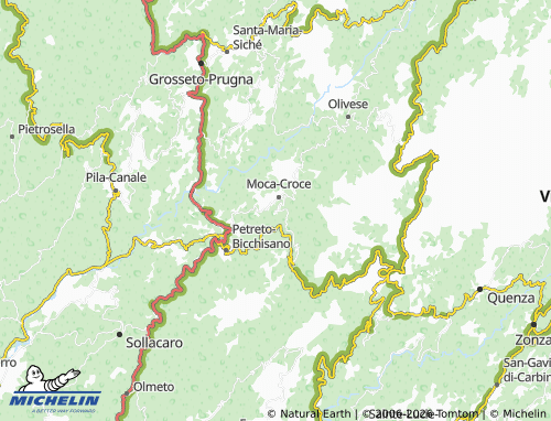 Mapa MICHELIN Croce - ViaMichelin