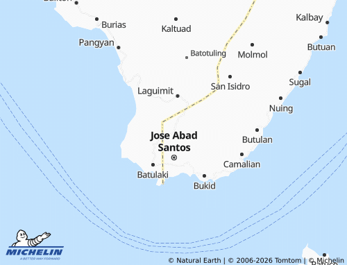 MICHELIN Balangonan map - ViaMichelin