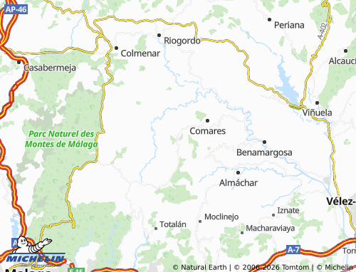 MICHELIN Masmullar map - ViaMichelin