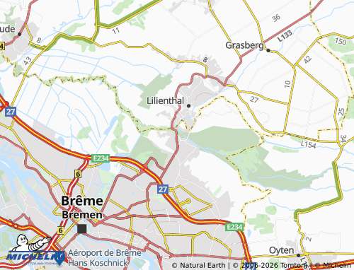 Mappa MICHELIN Borgfeld - ViaMichelin