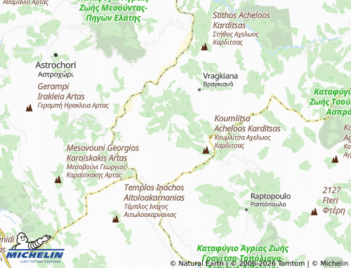 MICHELIN Katafylli map - ViaMichelin