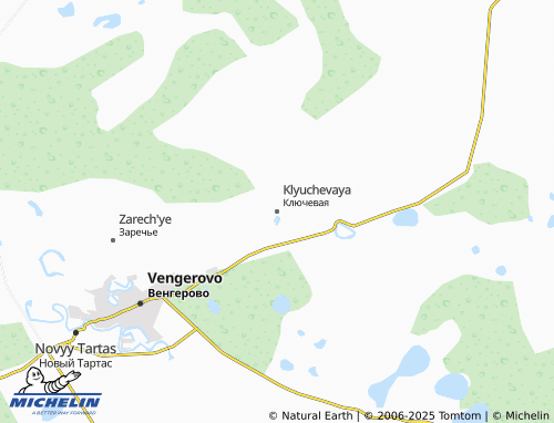MICHELIN Klyuchevaya map - ViaMichelin