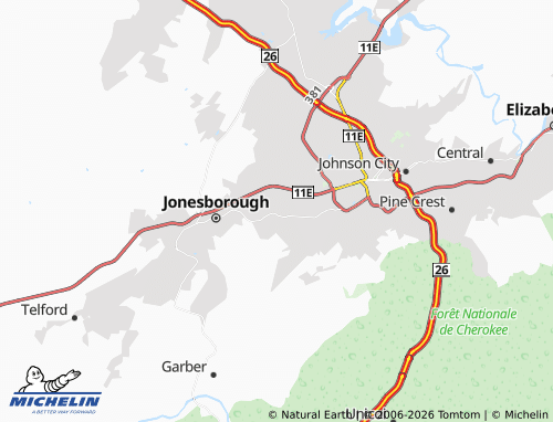 Mapa MICHELIN Midway - ViaMichelin
