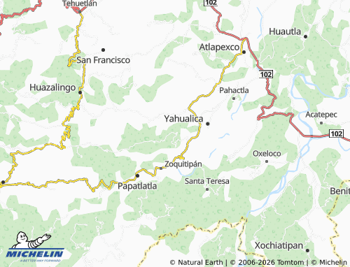 Mapa MICHELIN Mesa Larga - ViaMichelin