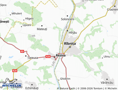 MICHELIN-Landkarte Ciorna - ViaMichelin