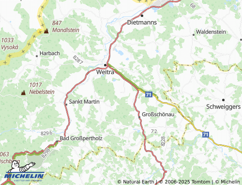 Carte MICHELIN Spital - ViaMichelin