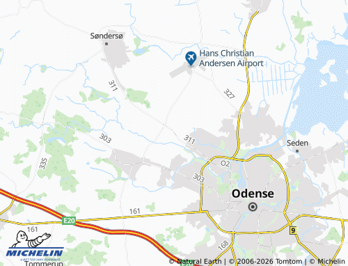 Mappa MICHELIN Næsbyhoved-Broby - ViaMichelin