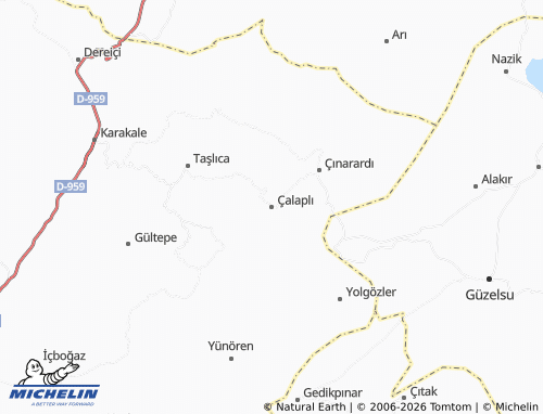 Mappa MICHELIN Çalaplı - ViaMichelin
