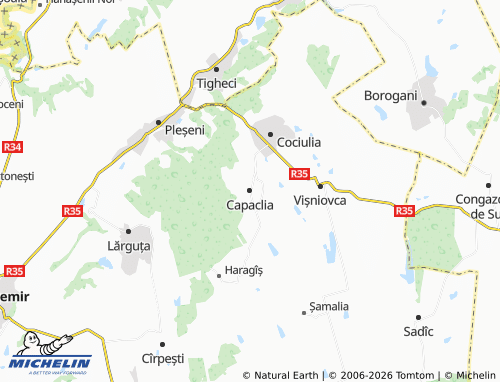 MICHELIN-Landkarte Capaclia - ViaMichelin