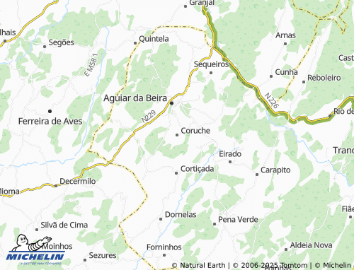 MICHELIN Coruche map - ViaMichelin