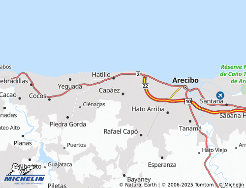 MICHELIN Capáez map - ViaMichelin