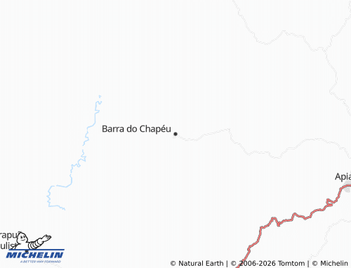 Mapa MICHELIN Barra do Chapéu - ViaMichelin