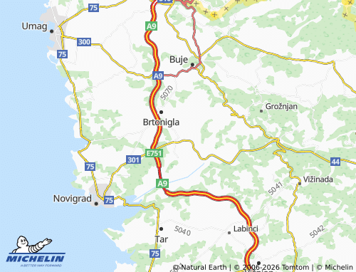 Mapa MICHELIN Nova Vas - ViaMichelin