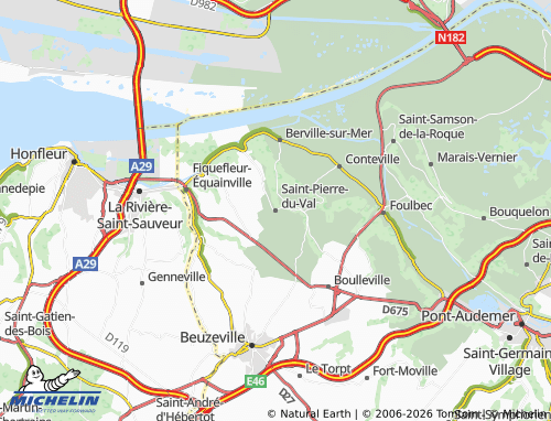 MICHELIN Saint-Pierre-du-Val map - ViaMichelin
