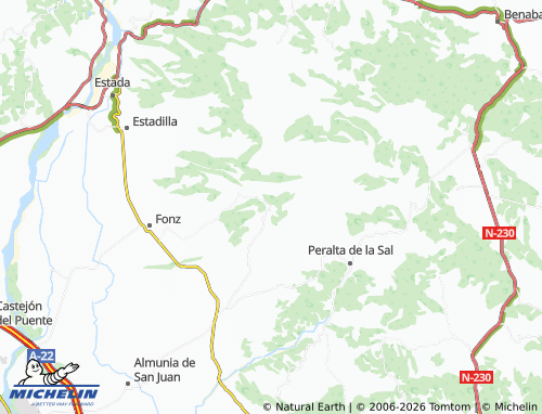 Mapa MICHELIN Alíns del Monte - ViaMichelin