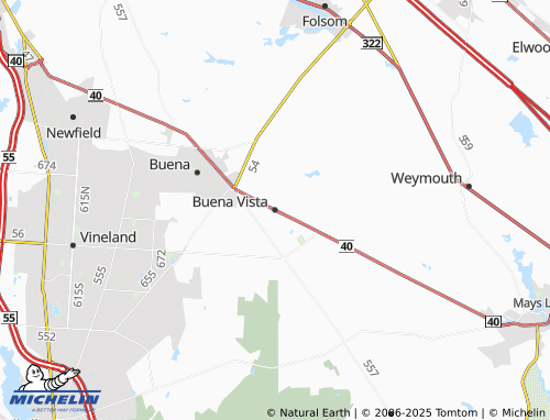 MICHELIN Buena Vista map - ViaMichelin