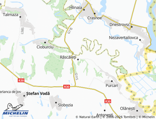 Mappa MICHELIN Răscăieți - ViaMichelin