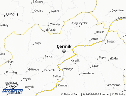 MICHELIN Saray map - ViaMichelin