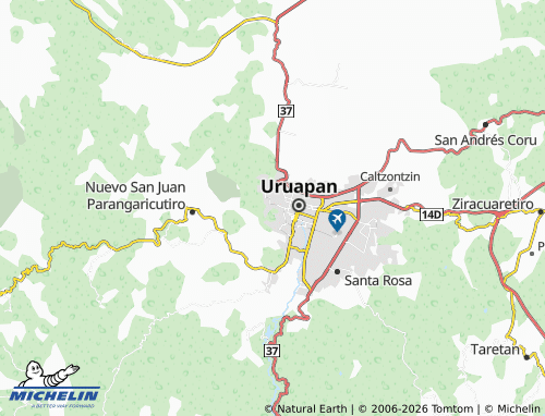 Mappa MICHELIN El Calvario, General Leandro Valle - ViaMichelin
