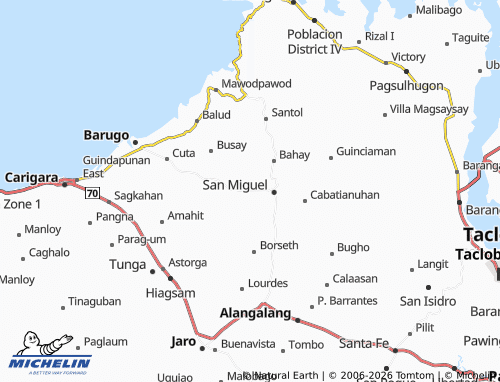 MICHELIN Canap map - ViaMichelin