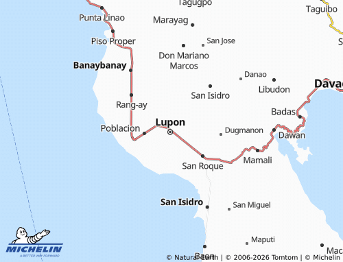 MICHELIN Ilangay map - ViaMichelin