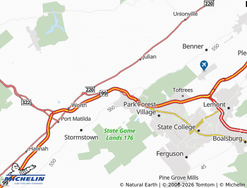 Mappa MICHELIN Buffalo Run - ViaMichelin