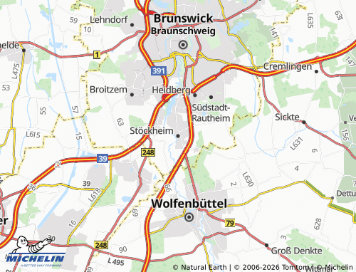MICHELIN Stöckheim-Leiferde map - ViaMichelin
