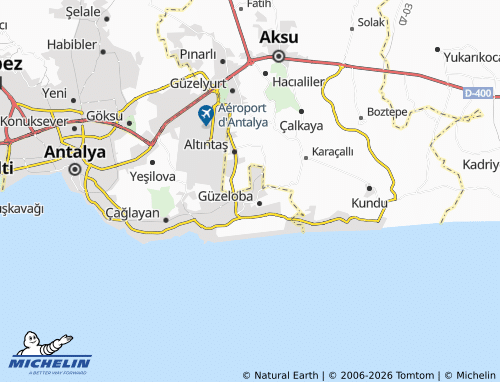 Mappa MICHELIN Ermenek - ViaMichelin