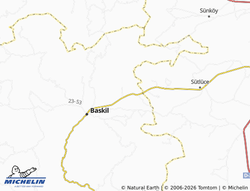 MICHELIN Kayabeyli map - ViaMichelin