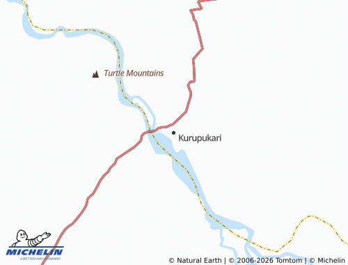 Kaart MICHELIN Kurupukari - ViaMichelin