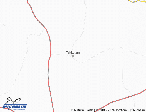 Mappa MICHELIN Takkolam - ViaMichelin