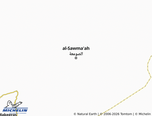 Kaart MICHELIN al-Sawma'ah - ViaMichelin