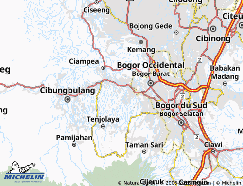 Mapa MICHELIN Cihideung Ilir - ViaMichelin