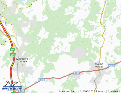Carte MICHELIN Koshelevka - ViaMichelin