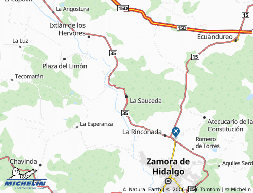 Mappa MICHELIN La Sauceda - ViaMichelin