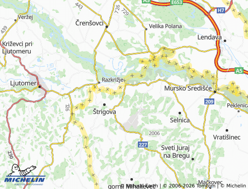 Kaart MICHELIN Jalšovec - ViaMichelin