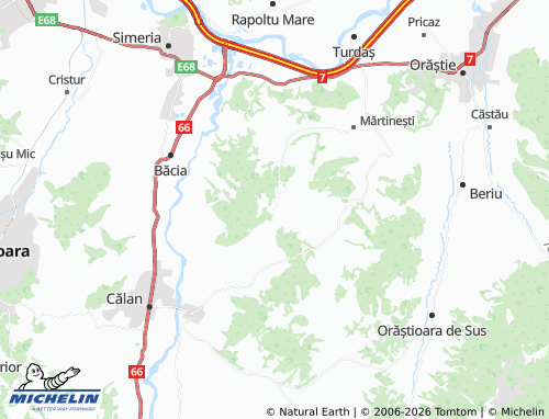 Mappa MICHELIN Măgura - ViaMichelin