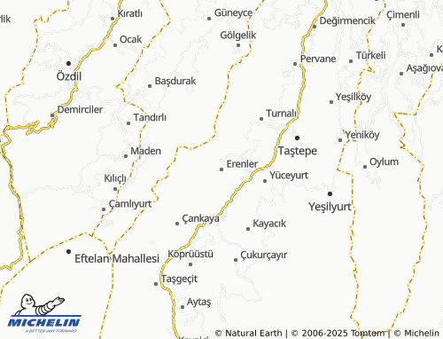 MICHELIN Erenler map - ViaMichelin