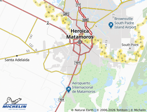 Carte MICHELIN Rincón Colonial - ViaMichelin